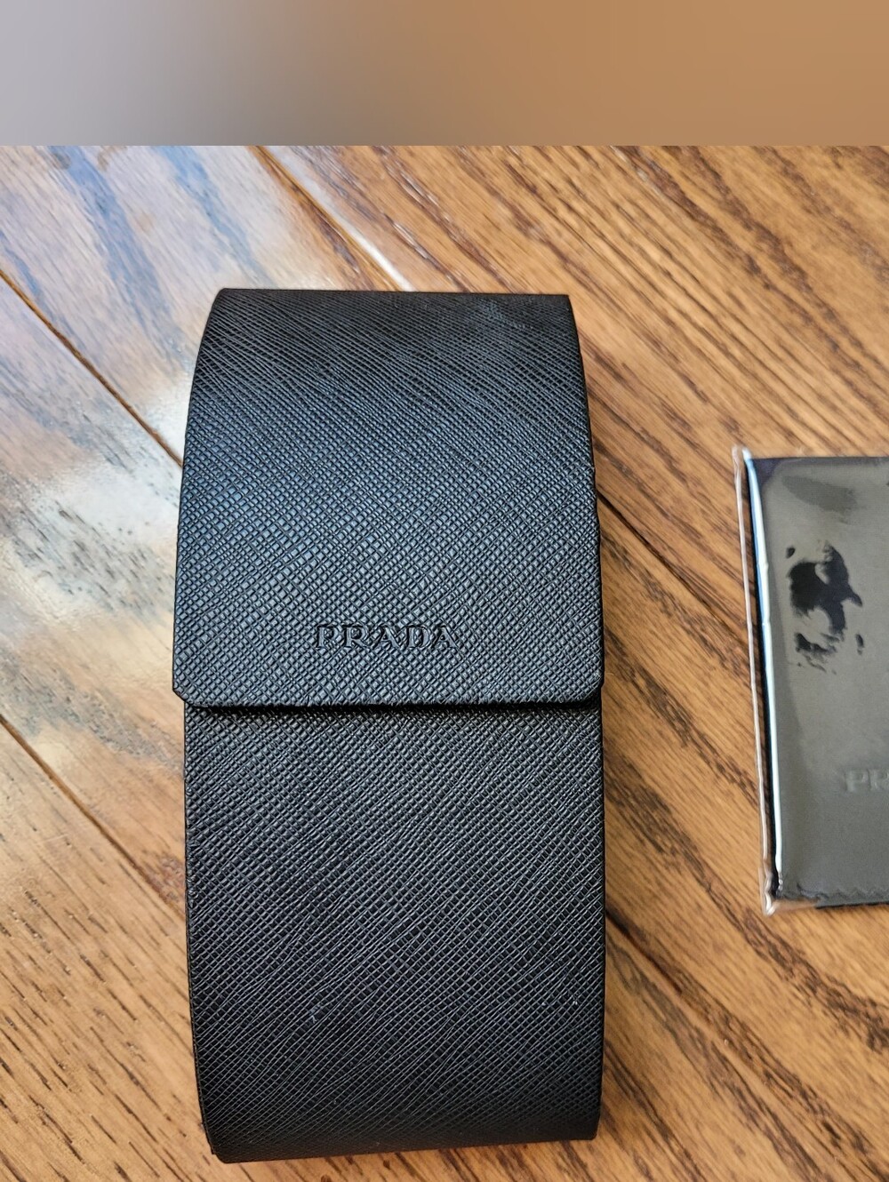 Prada Black Saffiano Men's Eyewear Case
